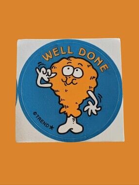 10/$25 Fried Chicken "Well Done" Scratch & Sniff Retro Reward Sticker